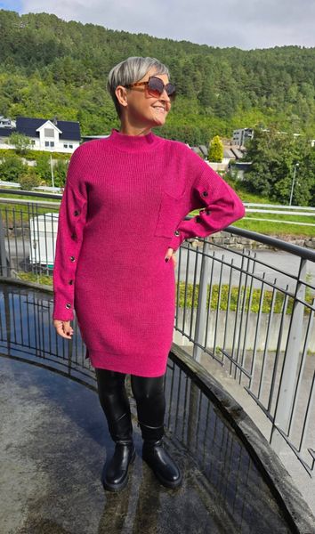 DAKOTA KNIT DRESS - Pink - (2330-3422) 