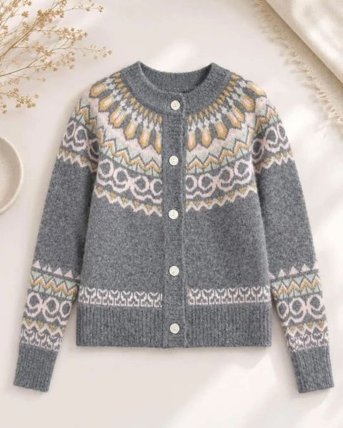 FREYA CARDIGAN  (2536-2077) - Grey - ca. 25 august levering