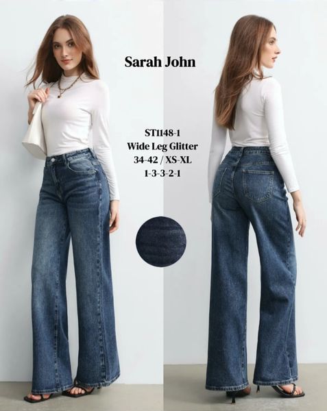 ZOE GLITTER JEANS ( st1148-1) – Dark Blue