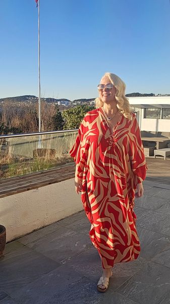 TABERNAS KAFTAN – SAND & RED 
