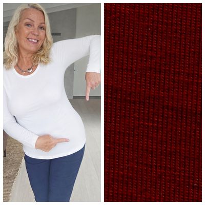 Hovedbilde Secret Long Sleeve – Round Neck - burgundy