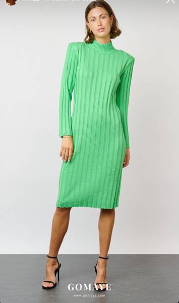 HYDRA DRESS - GOMAYE - gr&oslash;nn