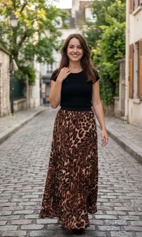 Hovedbilde LEO MAXI SKIRT (3201) - Leopard - ca 25. august ...