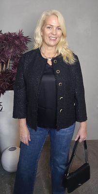 Hovedbilde CHLO&Eacute; JACKET - black -  levering ca. 15 sept