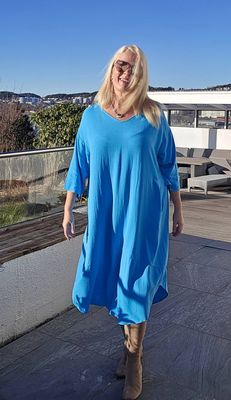 Hovedbilde Sanna V-neck Dress –  turquoise 