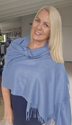 Hovedbilde SOFT DRAPE SCARF -  mellom bl&aring;