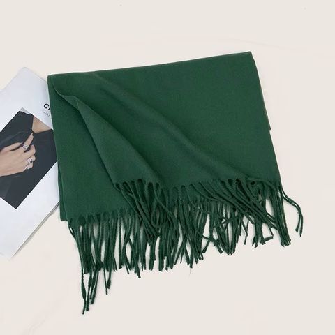 Hovedbilde SOFT DRAPE SCARF -  m&oslash;rk gr&oslash;nn