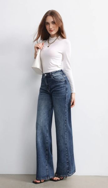 ZOE GLITTER JEANS ( st1148-1) – Dark Blue