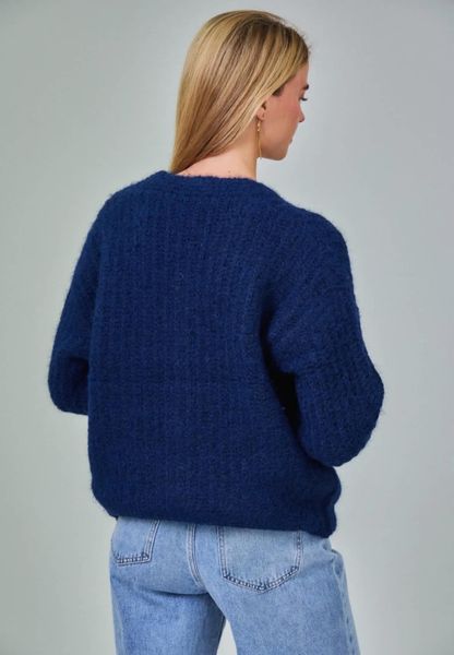 TUSCAN CARDIGAN (RM5003) ONE SIZE - Blue - ca 25. august levering