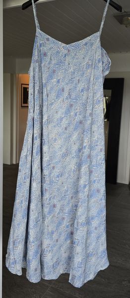 LUNA Vea strap dress BC ( 39143 )- blue argyle