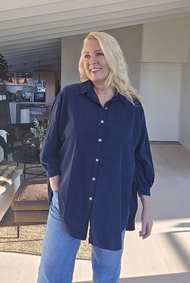 Hovedbilde LINA CORD SHIRT - navy