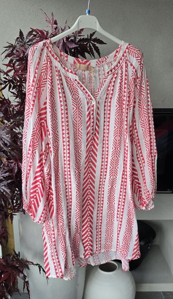 Kairah Blouse Mdc ( 68548 ) - red-1 stk s/m