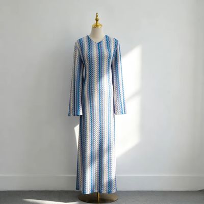 Hovedbilde ALLURE DRESS - blue - levering ca.10 sept