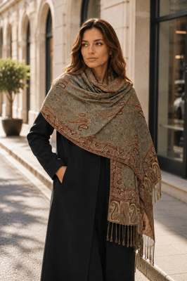 Hovedbilde Indira Scarf (F60-D) - Olive