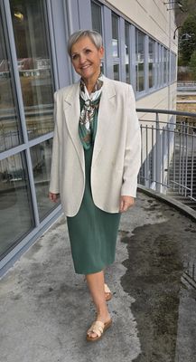 Hovedbilde ISADORA SILK SCARF ( 18236 )– EMERALD, ...