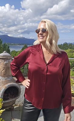 Hovedbilde Pauline Shirt In Wear - Cabarnet ( burgunder )