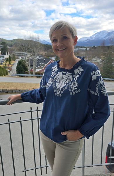 RAVELLO BLOUSE (br39) – NAVY