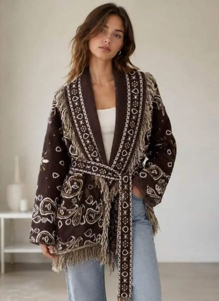 TUVA CARDIGAN ( lu2532-2021 ) - chocolat - levering ca.16 okt