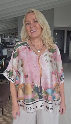 Hovedbilde FIORA BLOUSE&nbsp;(sh26511 )- pink  -  levering ca. 25 ...