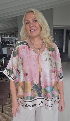 Hovedbilde FIORA BLOUSE&nbsp;(sh26511 )- pink  -  levering ca. 25 ...