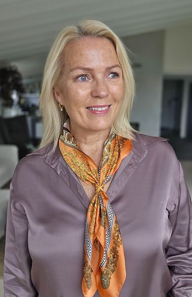AUR&Egrave;A SCARF ( hy100 ) - ORANGE
