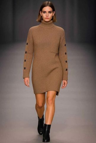 Hovedbilde DAKOTA KNIT DRESS - Camel - (2330-3422) - ...
