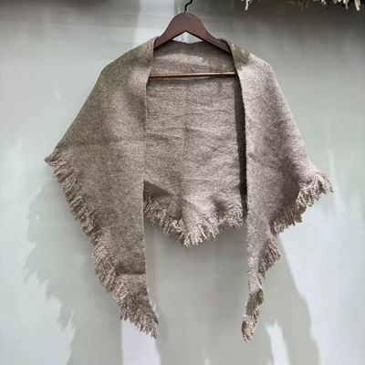 Hovedbilde Mirelle Fringe Scarf (F51-B) - Taupe/Beige