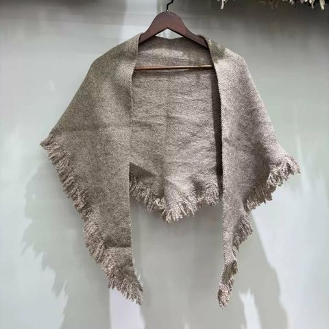 Hovedbilde Mirelle Fringe Scarf (F51-B) - Taupe/Beige