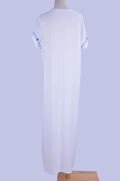 THALASSA KAFTAN – WHITE & GOLD 