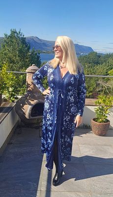 Hovedbilde Lauren Long Dress - blue - ca.25 sept. levering