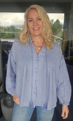 Hovedbilde  ROMA BLOUSE (G001) ONE SIZE - Blue jeans 