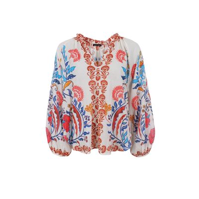 Hovedbilde PEACOCK BLOUSE BC (40971)- marsala red