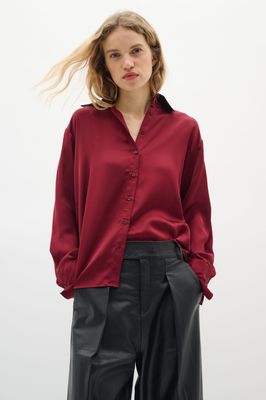 Hovedbilde Pauline Shirt In Wear - Cabarnet ( burgunder )