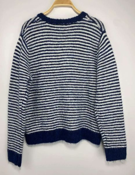 Elodie Striped Cardigan (1195-2099) - Navy- ca. 25 august levering