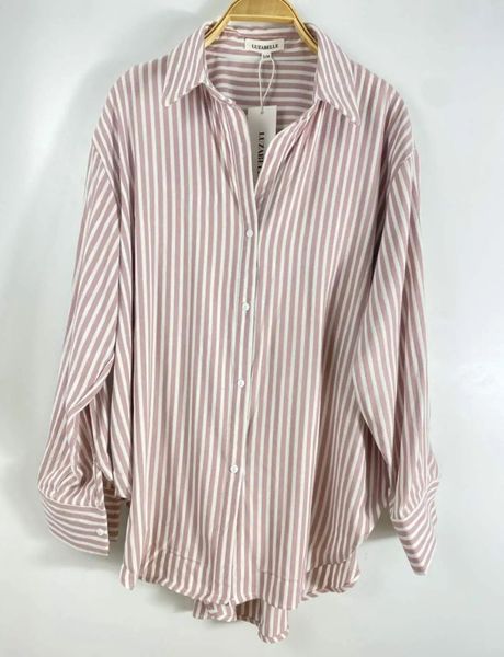 UNA COTTON SHIRT ( lu9757-3037) - pink - levering ca.16 okt