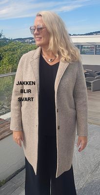 Hovedbilde SCARLET WOOL COAT - black - ca.15 sept