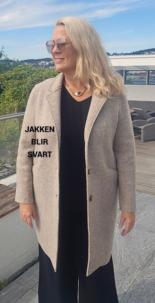 SCARLET WOOL COAT - black - ca.15 sept