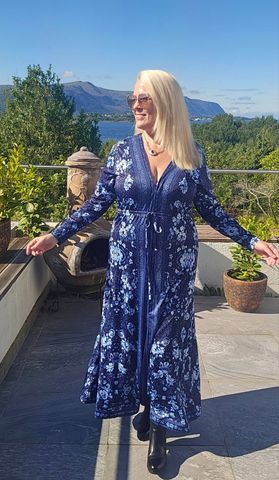 Hovedbilde Lauren Long Dress - blue - ca.25 sept. levering