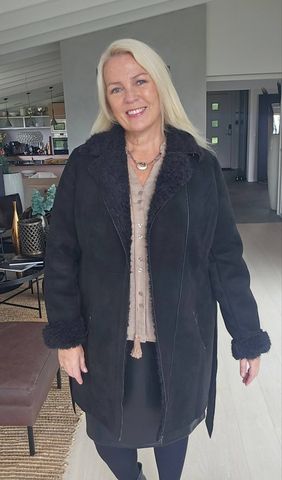 Hovedbilde Sienna Coat – By Sorthe - black - levering ...