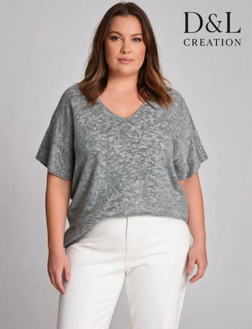 Hovedbilde OTILIE KNIT TOP (NY9169) - grey