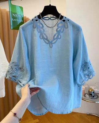 Hovedbilde OIA BLOUSE (br10 ) - jeans blue 