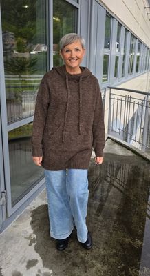 Hovedbilde SELIA HOODED KNIT  (1196-2069) - Brown -