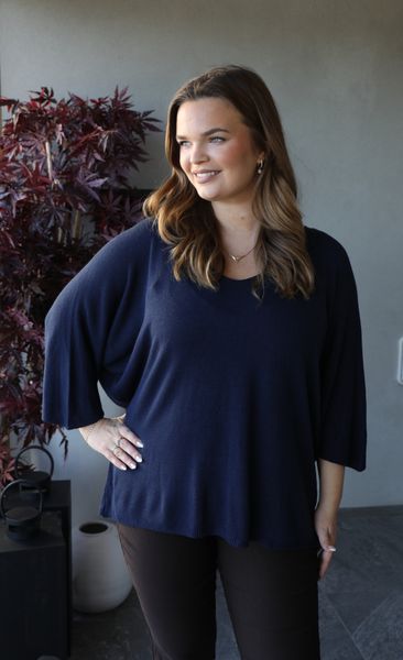 Serina Knit – Navy Blue (ny3532) 