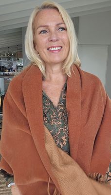 Hovedbilde Isolde Scarf - varme rustfarger