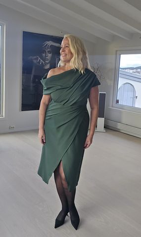 Hovedbilde Athene Dress - smaragdgr&oslash;nn