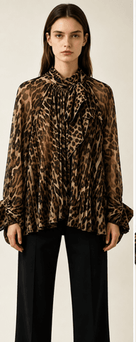 Hovedbilde Florine Blouse (6810) Leopard - ca 25. august ...