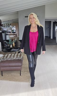 Hovedbilde ENIE LEGGINGS (51471)- ROBELL - imitert skinn - ...