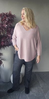 Hovedbilde TESSA V-NECK KNIT ( ny8213 ) - black