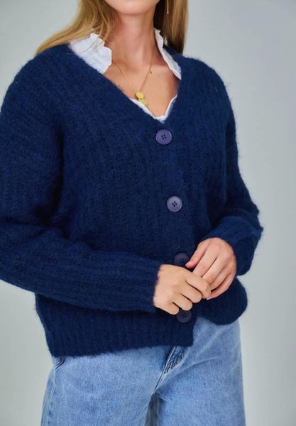 TUSCAN CARDIGAN (RM5003) ONE SIZE - Blue - ca 25. august levering