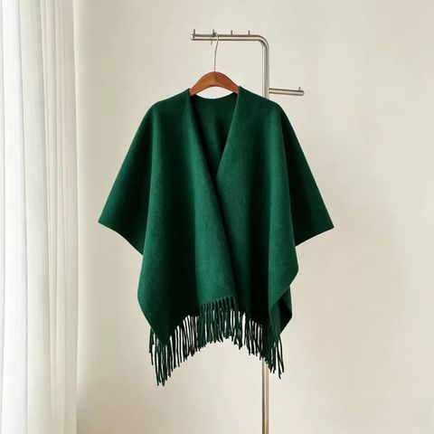 Hovedbilde Talisa Fringe Scarf (P08-B) - Emerald Green